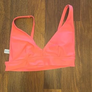 Coral aerie bikini top
